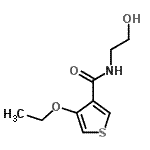 CAS#: 162469-48-9, 4-Ethoxy-N-(2-Hydroxyethyl)-3-Thiophenecarboxamide