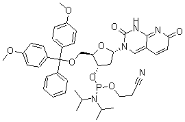 CAS#: 162585-09-3, 3-[5-O-[Bis(4-Methoxyphenyl)Phenylmethyl]-3-O-[[Bis(1-Methylethyl)Amino](2-Cyanoethoxy)Phosphino]-2-Deoxy-beta-D-Erythro-Pentofuranosyl]-Pyrido[2,3-d]Pyrimidine-2,7(1H,3H)-Dione