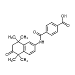 CAS#: 162661-91-8, 4-[(5,5,8,8-Tetramethyl-6-Oxo-5,6,7,8-Tetrahydro-2-Naphthalenyl)Carbamoyl]Benzoic Acid