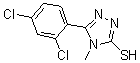 CAS#: 162693-41-6, 5-(2,4-Dichlorophenyl)-4-Methyl-1,2,4-Triazole-3-Thiol