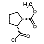 CAS#: 162776-57-0, Methyl (1S,2R)-2-(Chlorocarbonyl)Cyclopentanecarboxylate