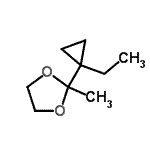 CAS 登录号：16278-06-1， 2-(1-乙基环丙基)-2-甲基-1,3-二氧戊环