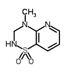 CAS#: 163136-58-1, 4-Methyl-3,4-Dihydro-2H-Pyrido[2,3-e][1,2,4]Thiadiazine 1,1-Dioxide