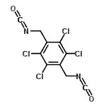 CAS#: 16325-38-5, 1,2,4,5-Tetrachloro-3,6-Bis(Isocyanatomethyl)Benzene