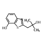 CAS#: 163299-26-1, 2-(2-Hydroxy-2-Methylpropyl)-1,3-Benzothiazol-7-Ol