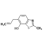CAS#: 163299-44-3, 6-Allyl-2-Methyl-1,3-Benzothiazol-7-Ol