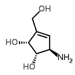 CAS#: 163317-02-0, (1S,2R,5R)-5-Amino-3-(Hydroxymethyl)-3-Cyclopentene-1,2-Diol