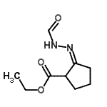 CAS 登录号：163352-99-6， 乙基(2Z)-2-(甲酰基亚肼基)环戊烷羧酸酯