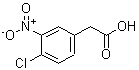 CAS 登录号：163395-25-3， (4-氯-3-硝基苯基)乙酸