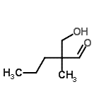 CAS 登录号：1634-71-5， 2-(羟基甲基)-2-甲基戊烷醛