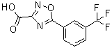 CAS 登录号：163720-44-3， 5-[3-(三氟甲基)苯基]-1,2,4-恶二唑-3-羧酸