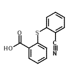 CAS#: 163725-12-0, 2-[(2-Cyanophenyl)Sulfanyl]Benzoic Acid