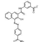 CAS#: 163879-74-1, 4-[(4-Carbamoylphenyl)Diazenyl]-3-Hydroxy-N-(3-Nitrophenyl)-2-Naphthamide