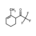 CAS 登录号：163882-73-3， 2,2,2-三氟-1-(2-甲基-2-环己烯-1-基)乙酮