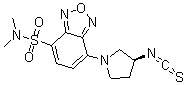CAS 登录号：163927-32-0， 7-[(3S)-3-异硫氰酸基-1-吡咯烷基]-N,N-二甲基-2,1,3-苯并恶二唑-4-磺酰胺