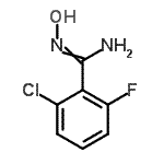 CAS#: 1643-74-9, 2-Chloro-6-Fluoro-N'-Hydroxybenzenecarboximidamide
