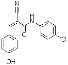 CAS#: 16435-09-9, (2Z)-N-(4-Chlorophenyl)-2-Cyano-3-(4-Hydroxyphenyl)Acrylamide