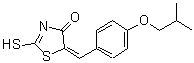 CAS#: 164520-75-6, (5E)-5-(4-Isobutoxybenzylidene)-2-Sulfanyl-1,3-Thiazol-4(5H)-One