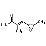 CAS 登录号：164727-46-2， (2E)-2-甲基-3-(3-甲基-2-环氧乙烷基)丙烯酰胺