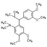 CAS#: 164859-57-8, 2-[1-(3,4-Dimethoxyphenyl)-2-Methylpropyl]-4,5-Dimethoxy-N,N-Dimethylaniline