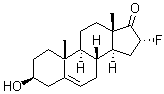 CAS 登录号：1649-27-0， (3B,16A)-16-氟-3-羟基-雄甾-5-烯-17-酮