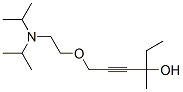 CAS 登录号：16498-05-8， 3-甲基-6-[2-(二异丙基氨基)乙氧基]-4-己炔-3-醇