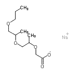 CAS#: 165038-54-0, Sodium ({1-[(1-Propoxy-2-Propanyl)Oxy]-2-Propanyl}Oxy)Acetate