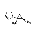 CAS#: 165059-78-9, (1R,2S)-2-Methyl-2-(1H-Pyrrol-1-Yl)Cyclopropanecarbonitrile