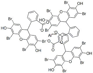 CAS#: 16508-80-8, 2-(2,4,5,7-Tetrabromo-3,6-Dihydroxyxanthen-9-Yl)Benzoic Acid Aluminium Salt