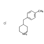 CAS 登录号：165110-20-3， 4-(4-甲基苄基)哌啶鎓氯化物