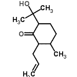 CAS 登录号：165327-20-8， 2-烯丙基-6-(2-羟基-2-丙基)-3-甲基环己酮