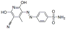 CAS#: 16539-99-4, p-[(5-Cyano-2,6-Dihydroxy-4-Methyl-3-Pyridyl)Azo]Benzenesulphonamide