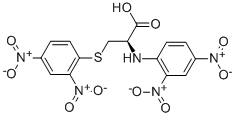 CAS 登录号:1655-62-5, N,S-二(2,4-二硝基苯基)-L-半胱氨酸
