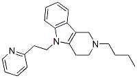 CAS#: 16566-81-7, 2,3,4,5-Tetrahydro-2-Butyl-5-[2-(2-Pyridyl)Ethyl]-1H-Pyrido[4,3-b]Indole