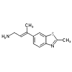 CAS#: 165736-98-1, (2E)-3-(2-Methyl-1,3-Benzothiazol-6-Yl)-2-Buten-1-Amine