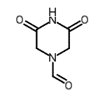 CAS#: 165824-59-9, 3,5-Dioxo-1-Piperazinecarbaldehyde