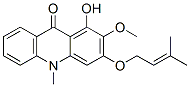 CAS#: 16584-45-5, 1-Hydroxy-2-Methoxy-10-Methyl-3-[(3-Methyl-2-Butenyl)Oxy]Acridin-9(10H)-One