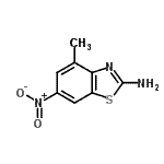 CAS#: 16586-51-9, 4-Methyl-6-Nitro-1,3-Benzothiazol-2-Amine