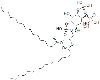 CAS#: 165883-85-2, [(2R)-2-Hexadecanoyloxy-3-[Hydroxy-[(1S,2R,3R,4S,5S,6S)-2,3,6-Trihydroxy-4,5-Diphosphonooxycyclohexyl]Oxyphosphoryl]Oxypropyl] Hexadecanoate