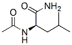 CAS 登录号：16624-68-3， (2R)-2-(乙酰氨基)-4-甲基戊烷酰胺