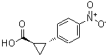 CAS 登录号：16633-46-8， (1R,2R)-2-(4-硝基苯基)环丙烷羧酸