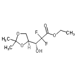 CAS#: 166376-98-3, Ethyl 2-Deoxy-2,2-Difluoro-4,5-O-Isopropylidene-L-Threo-Pentonate