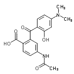 CAS#: 166442-37-1, 4-Acetamido-2-[4-(Dimethylamino)-2-Hydroxybenzoyl]Benzoic Acid
