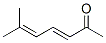 CAS 登录号：16647-04-4， (E)-6-甲基-3,5-庚二烯-2-酮