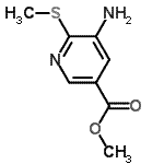 CAS#: 166742-23-0, Methyl 5-Amino-6-(Methylsulfanyl)Nicotinate