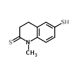CAS#: 166883-43-8, 1-Methyl-6-Sulfanyl-3,4-Dihydro-2(1H)-Quinolinethione