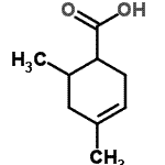 CAS#: 16695-88-8, 4,6-Dimethyl-3-Cyclohexene-1-Carboxylic Acid