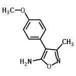 CAS 登录号：166964-11-0， 4-(4-甲氧基苯基)-3-甲基-异恶唑-5-胺