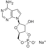 CAS#: 16719-36-1, 7-(3,5-O-Phosphinico-beta-D-Ribofuranosyl)-7H-Pyrrolo[2,3-d]Pyrimidin-4-Amine
