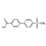 CAS#: 16734-98-8, 4'-(Methylsulfonyl)-4-Biphenylcarboxylic Acid